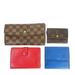 Louis Vuitton Bags | Louis Vuitton 4 Set Long Wallet Purse Monogram Damier Epi Leather Brown | Color: Brown/Red | Size: W 7.3 X H 4.1 X D 0