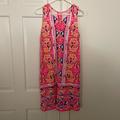 Lilly Pulitzer Dresses | Lily Pulitzer Y-Back Dress, Size 00. | Color: Pink/Purple | Size: 00