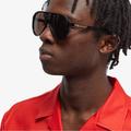 Gucci Accessories | New Gg1286s 001 Black Brown Men Aviator Sunglasses Gucci | Color: Black/Brown | Size: Os