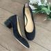 Michael Kors Shoes | Michael Kors Black Suede Arabella Slip On Pumps, Studded Chunky Heel Sz 10m New | Color: Black | Size: 10