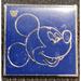 Disney Jewelry | Mickey Mouse Blue Line Pin 00061 Production Sample Ap Artist Proof Le 25 | Color: Blue | Size: Os