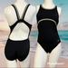 Nike Swim | Nike Vintage One Piece Black Bathing Suit Swimsuit Swimwear Bikini 12 | Color: Black | Size: 12