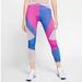 Nike Pants & Jumpsuits | Nike Sculpt Icon Clash Seamless Lux Tight Fit Training 7/8 Legging Lg Nwt | Color: Pink/Tan | Size: L