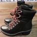 Nine West Shoes | Nine West Women's Black Lace Up Combat Boots Size 7 | Color: Black | Size: 7