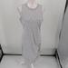 Michael Kors Dresses | Michael Kors Peace Love Pearl Heather Sleeveless T-Shirt Dress Gray White M Nwt | Color: Gray/White | Size: M