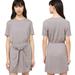 Lululemon Athletica Dresses | Lululemon | Unwind Your Mind Short Sleeve Mini Dress Gray Size 4 | Color: Gray | Size: 4