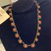 Anthropologie Jewelry | Anthopologie Nwt Necklace Coral/Pink Bubble Mermaid Core Simon 16” 4”Ext | Color: Orange/Pink | Size: Os