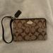 Coach Bags | Coach Small Brown Wristlet | Color: Brown | Size: Os