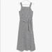 Madewell Dresses | Madewell Apron Tie-Waist Dress In Stripe S | Color: Blue | Size: Xs