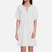 Michael Kors Dresses | Michael Kors White Lace-Up Dress Nwt | Color: White | Size: 1x
