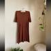 American Eagle Outfitters Dresses | Knit Cutout Tee Dress | Color: Orange | Size: Xs