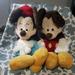 Disney Toys | Mickey & Minnie Mouse Limited Edition Disney Parks Brown Shaggy Fuzzy Plush | Color: Brown | Size: Osbb