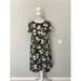 Lularoe Dresses | Lularoe Floral Minnie Mouse Bow Head Carly High Low Aline Dress Xxs | Color: Black | Size: Xxs