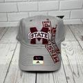 Adidas Accessories | Mississippi State Bulldogs Ncaa S/M Adidas Hat Stretch Fitted Cap Gray New Men | Color: Gray | Size: S/M