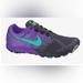 Nike Shoes | New Nike Women’s Zoom Wildhorse 2 Trail-Running Shoes 7.5 Purple | Color: Black/Blue/Purple | Size: 7.5