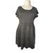 Jessica Simpson Dresses | Jessica Simpson Womens Knit Dress Navy Blue Gold Geometric Plus Size 3x | Color: Blue | Size: 3x