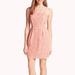 Jessica Simpson Dresses | Jessica Simpson Coral Pink Flower Lace Eyelet Overlay Sheath 10 Sleeveless Dress | Color: Orange/Pink | Size: 10