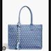 J. Crew Bags | J.Crew Structured Tote Bag | Color: Blue/White | Size: Os