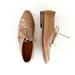 Madewell Shoes | Madewell Bobbie Patent Leather Tan Nude Oxfords Oxford Shoes | Color: Tan | Size: 8