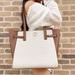 Michael Kors Bags | Michael Kors Carmen North South Large Top Zip Tote Vanilla Mk Signature | Color: Brown/White | Size: Os