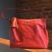 Kate Spade Bags | Kate Spade Orange Pebble Leather Shoulder Bag | Color: Orange | Size: 10w X 12h X 3.5d