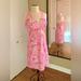 Lilly Pulitzer Dresses | Lilly Pulitzer Pink Derby Print Halter Dress | Color: Pink/White | Size: 8
