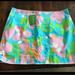 Lilly Pulitzer Shorts | Lilly Pulitzer Shorely Blue Mojo Colette Skort. Size 12 Gently Worn | Color: Blue/Green | Size: 12