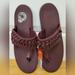 Nike Shoes | Nike Women's Bella Kai Thong 2 Night Maroon Sandals Sz 12 | Color: Brown | Size: 12