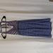 Athleta Dresses | New Athleta Halter Print Dress Sz 4 Removable Padding Side Zip Front Pocket | Color: Blue/Gray | Size: 4