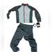 Nike Matching Sets | Nike Kids 2 Piece Full Zip Jacket And Pants Set. Size 5 Dark Gray 86e132-G1a | Color: Gray/Red | Size: 5g