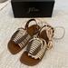 J. Crew Shoes | Nib Jcrew X Monrowe Leather Sandals 9 | Color: Brown/Tan | Size: 9