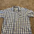 Levi's Shirts | Levis 2 Horse Brand Western Shirt Pearl Snap Mens Size Xl Blue Plaid - Red Tab | Color: Blue/White | Size: Xl