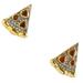 Kate Spade Jewelry | Kate Spade Pizza My Heart Stud Earrings | Color: Gold/Red | Size: Os