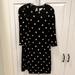 Kate Spade Dresses | Kate Spade Black & Tan Polka Dot Shift Dress - Size 8 | Color: Black/Tan | Size: 8