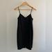 Madewell Dresses | Madewell Black Mini Slip Dress | Color: Black | Size: 0