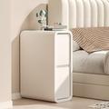 Bedroom Side Table Nightstand With Silent Slide Rail, Multipurpose Bedroom Nightstand, Modern Nightstand, Narrow Nightstand With Two Drawers For Bedroom, Living Room ( Color : White , Size : 25*40*50c