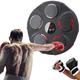 SPeesy Music Boxing Machine 17x17inch Wall Mounted Bluetooth Music Smart Training Boxing Target, Hand Eye Agile Speed Reaction Boxing Equipment For Kids & Adults