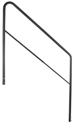 Stageworx Stair Railing 3 - 6 Steps Bk