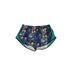 SOFFE Athletic Shorts: Teal Print Activewear - Women's Size X-Large