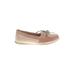 Sperry Top Sider Flats Tan Solid Shoes - Women's Size 9 - Almond Toe