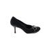 Gucci Heels: Black Solid Shoes - Women's Size 35.5 - Round Toe