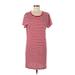 Old Navy Casual Dress: Red Stripes Dresses - Women's Size Large