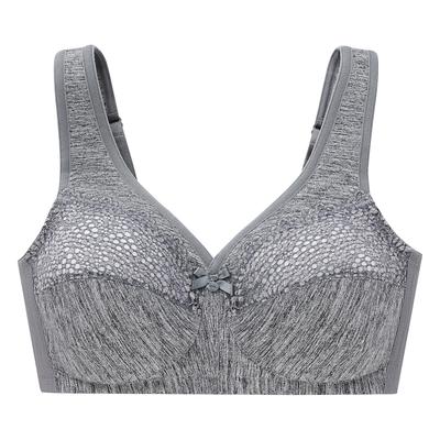 GLAMORISE - Atmungsaktiver MagicLift-BH - Grau meliert Unterwäsche 1 ct Damen (58.89 € / 1 ct) Image