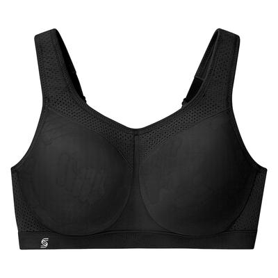 GLAMORISE Nahtloser Sport-BH für hohe Belastung - Schwarz 100E Damen Image