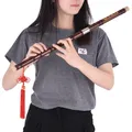 Flûte en bambou amère enfichable pour débutant calcul musical traditionnel chinois fait à la main