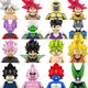 Figurines d'action Dragon Ball Z blocs de construction Vegeta Goku poupées de dessin animé Dragon