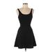 H&M Casual Dress - Mini: Black Solid Dresses - Women's Size 2