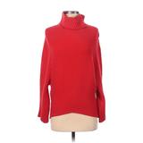 Moth Turtleneck Sweater: Red Tops - Women's Size X-Small