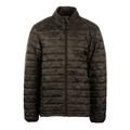 Burnside B8713 Adult Box Quilted Puffer Jacket in Black size 2XL | Nylon 8713