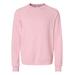 Bella + Canvas 3901 Sponge Fleece Crewneck Sweatshirt in Pink size 2XL | Triblend DG3901, BC3901, B3901